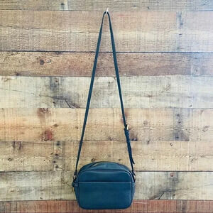 J. Crew Signet Leather Crossbody Purse